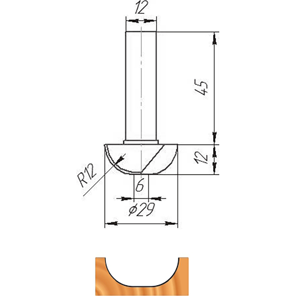 Фреза ФК 0190 МебельДрев 4627198884661