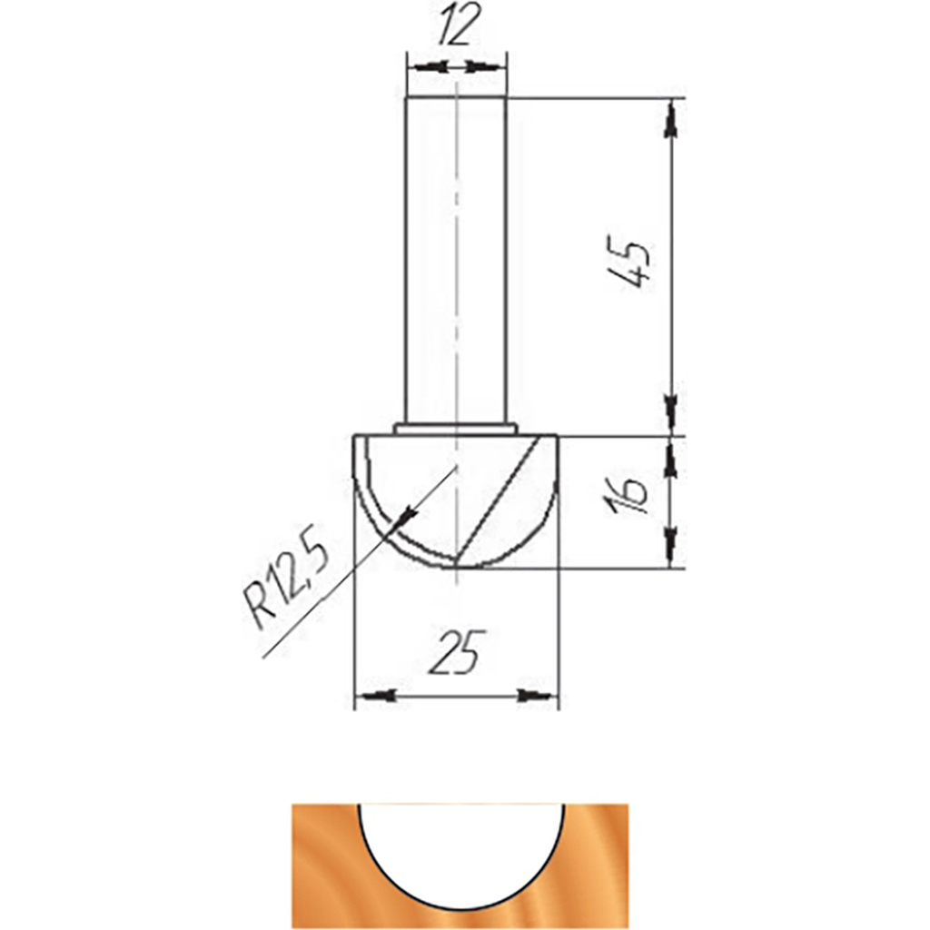 Фреза ФК 0195 МебельДрев 4627198884678