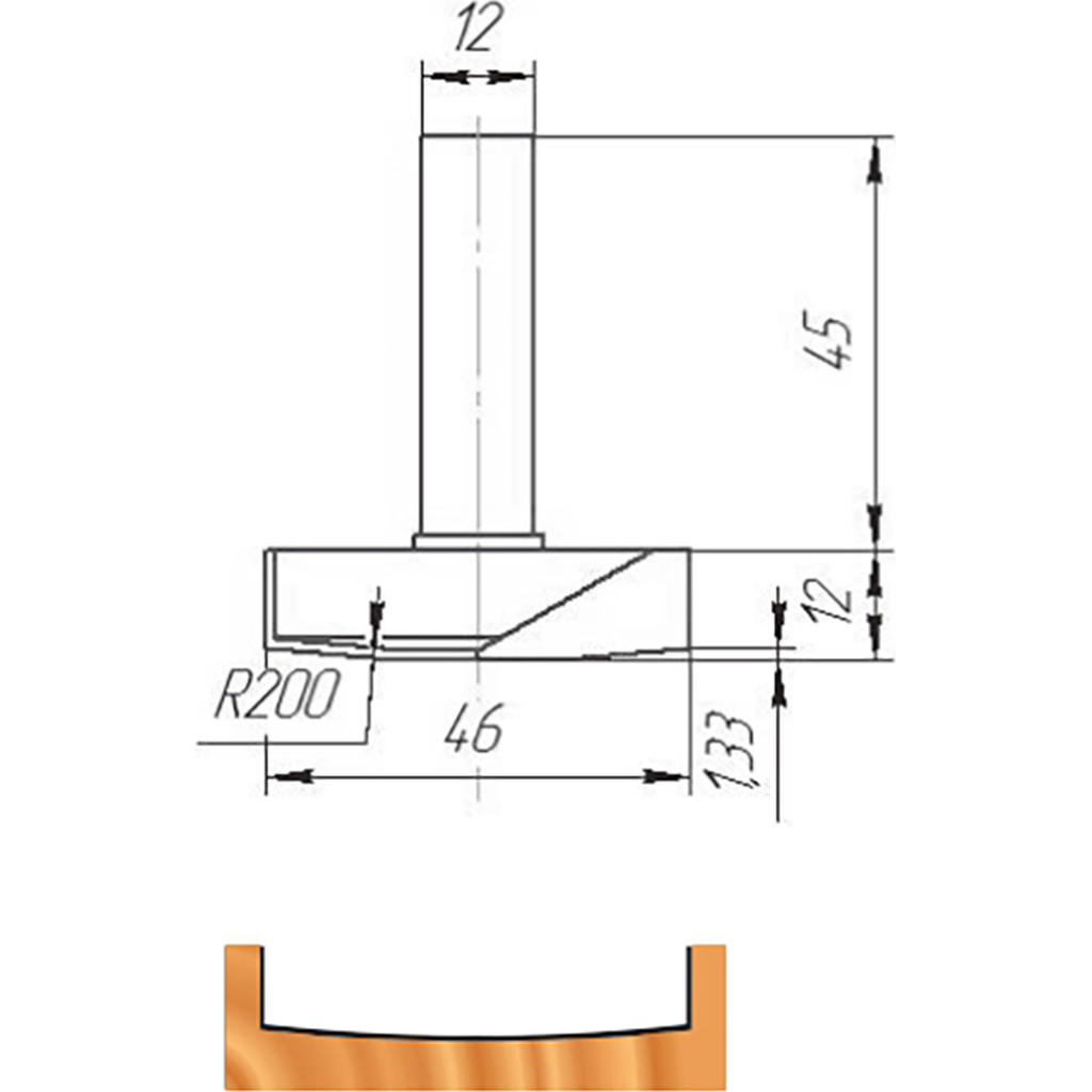 Фреза ФК 0390 МебельДрев 4627198885354