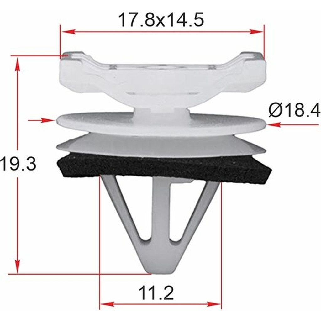 Крепеж AVERS KD4551W24