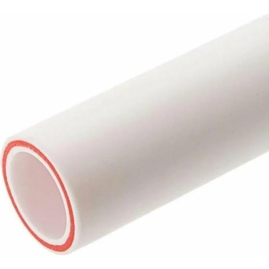 Труба Gigant PP-R белая, армированная стекловолокном SDR 7.4 (PN 20) 25x3.5 мм, 2 м GSG-12