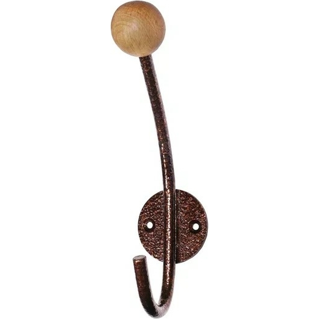 Настенная вешалка Трибатрон НВд-1 медный антик с деревянными шариками 3665