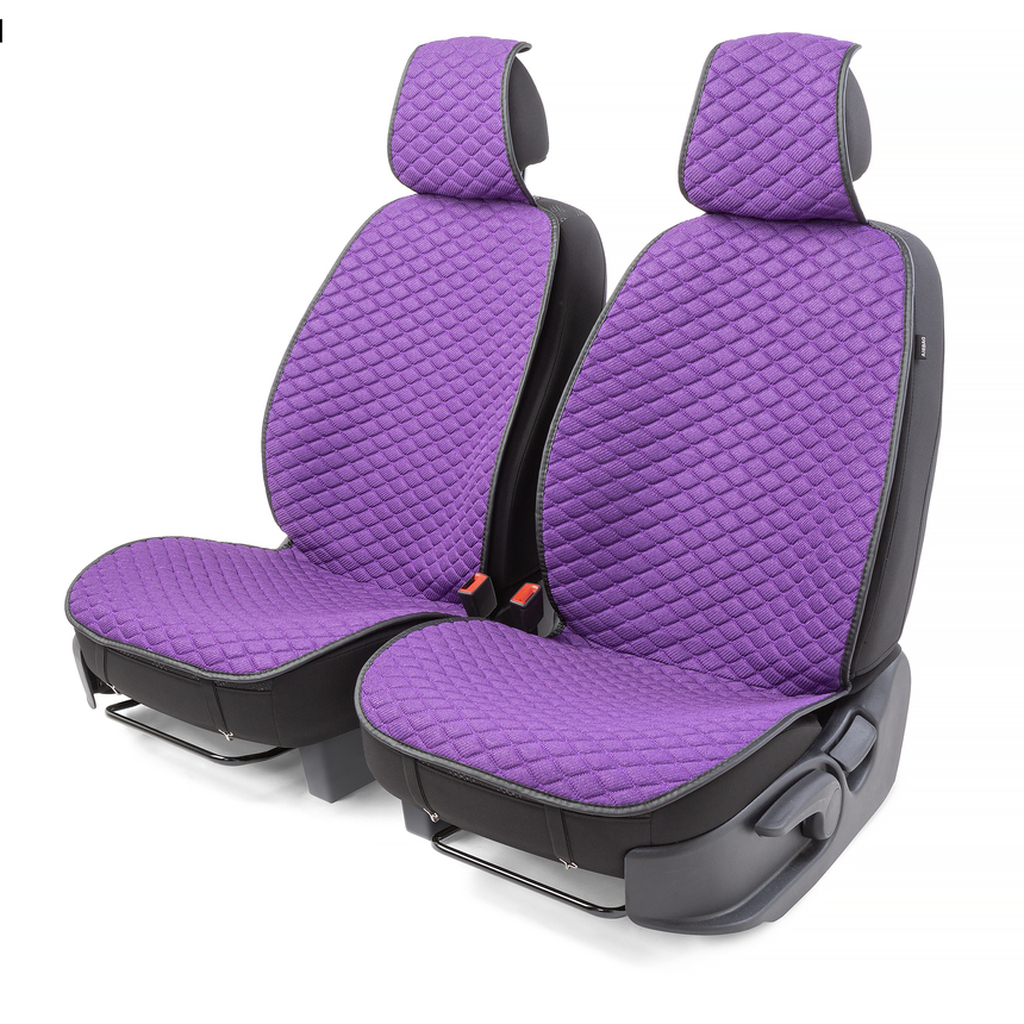 Накидки на передние сиденья CarPerformance, 2 шт. материал fiberflax /лен/ CUS-1032 VIOLET