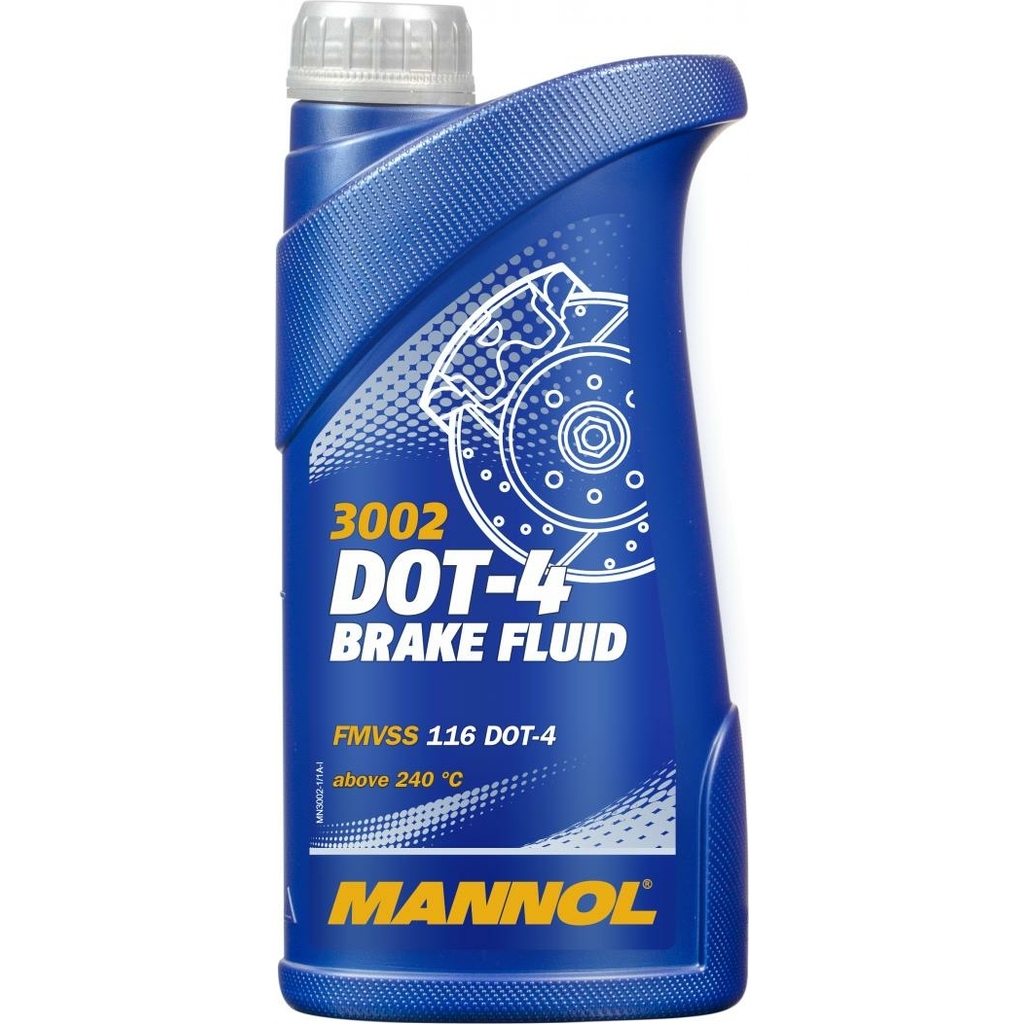 Тормозная жидкость MANNOL DOT-4 500 мл 8940