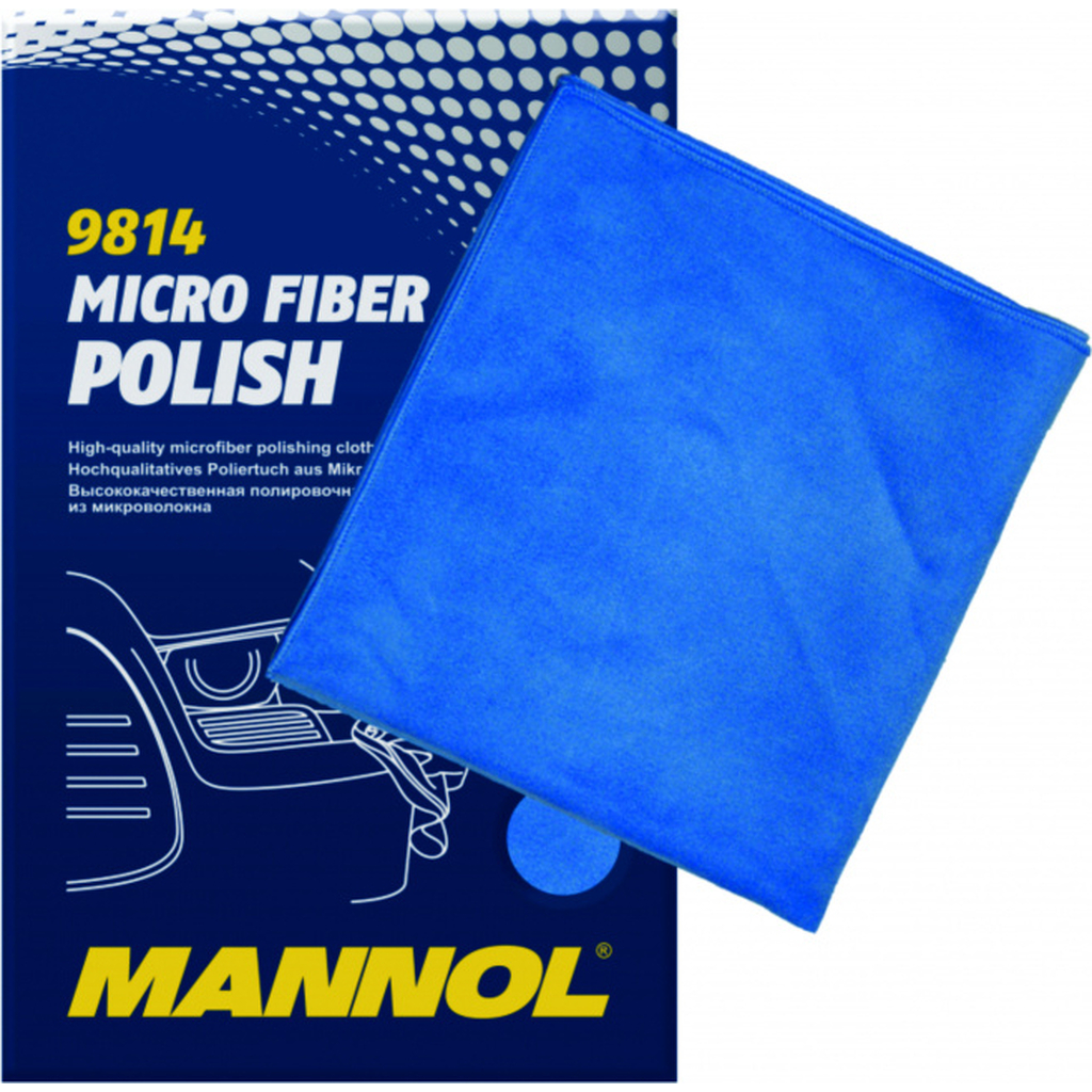 Микрофазерная полировочная салфетка MANNOL MICRO FIBER POLISH 2260