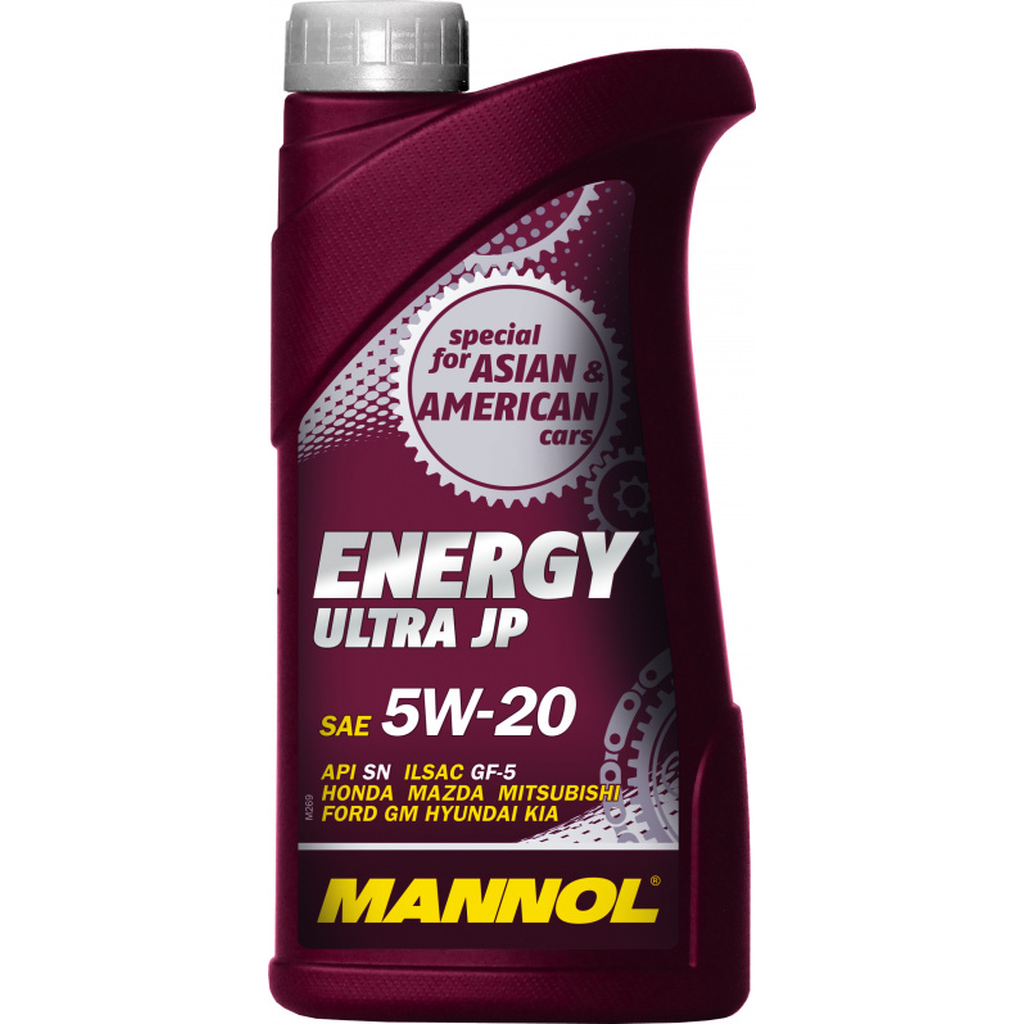 Синтетическое мотороное масло MANNOL ENERGY ULTRA JP 5W20 1 л 4000