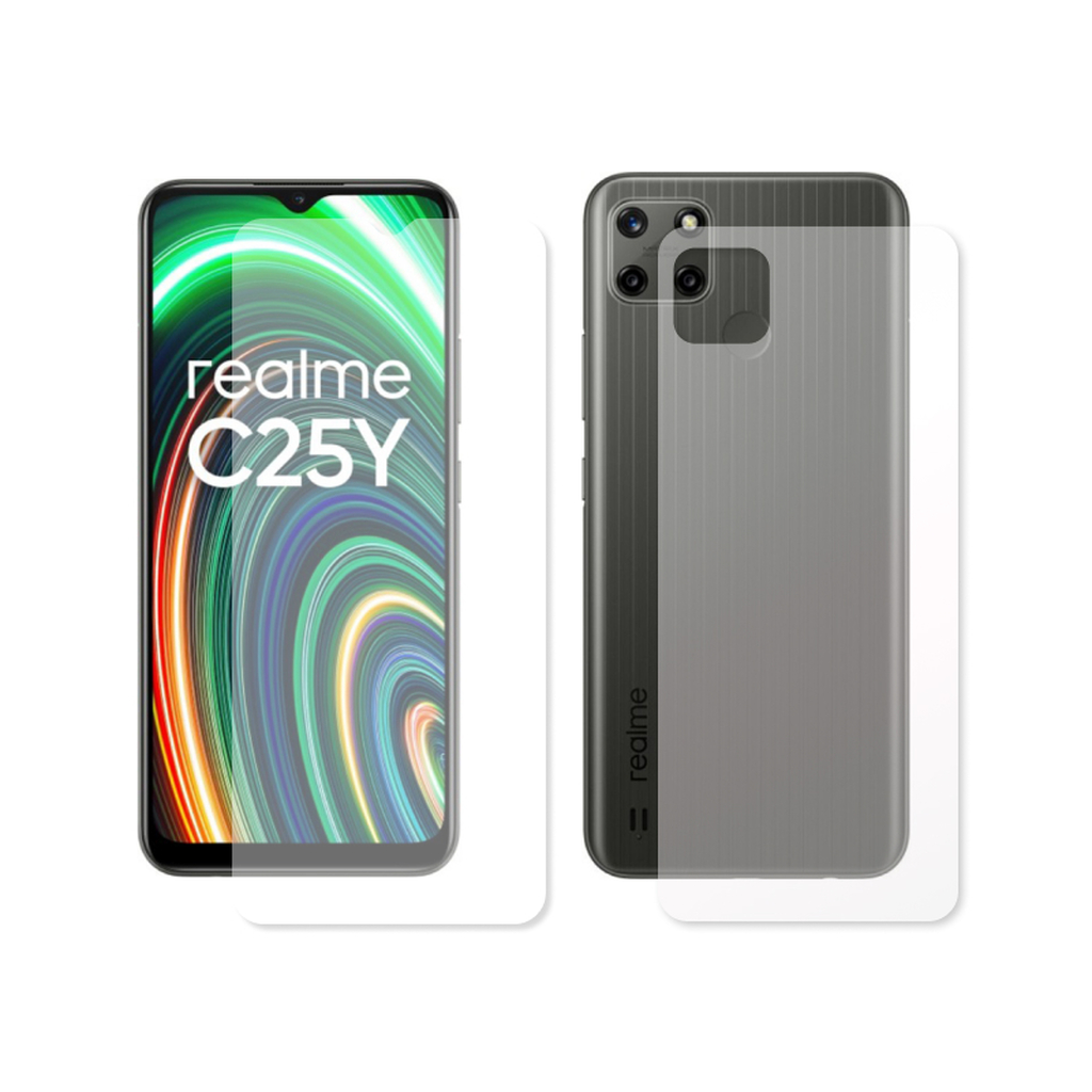 Гидрогелевая пленка LuxCase для Realme C25y 0.14mm Transparent Front and Back 89777