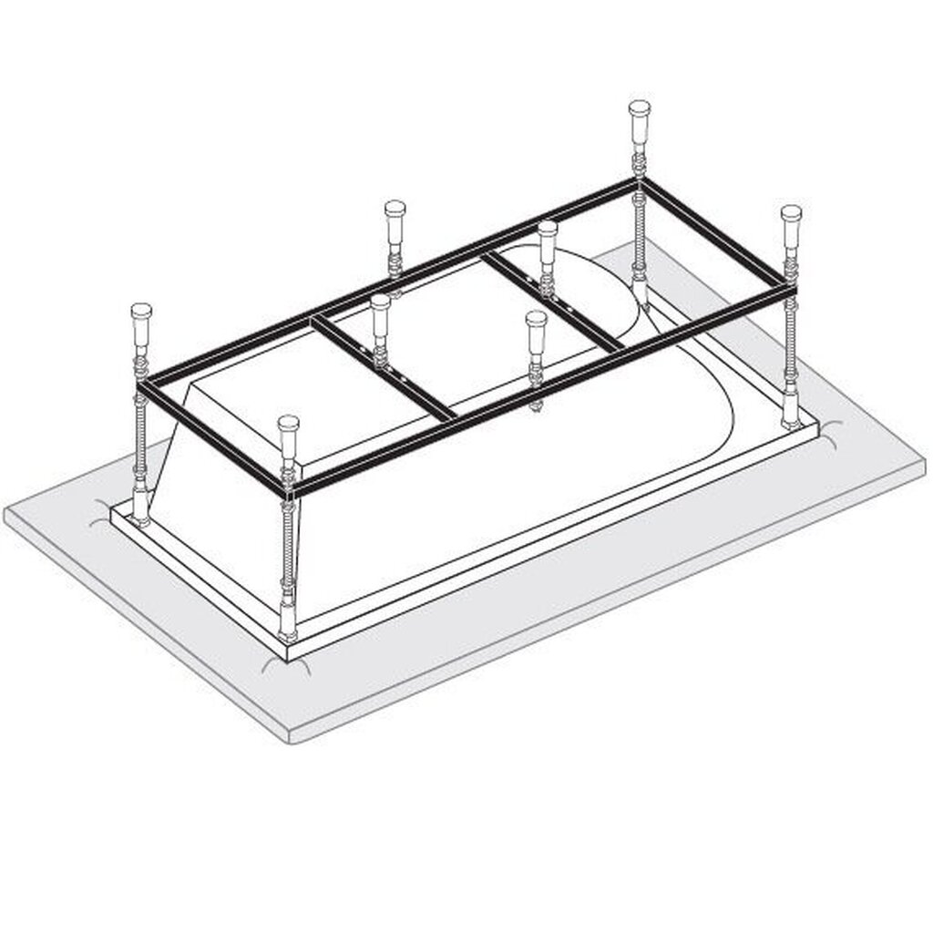 Каркас к прямоуголным ваннам VAGNERPLAST 180x70 VPK18070