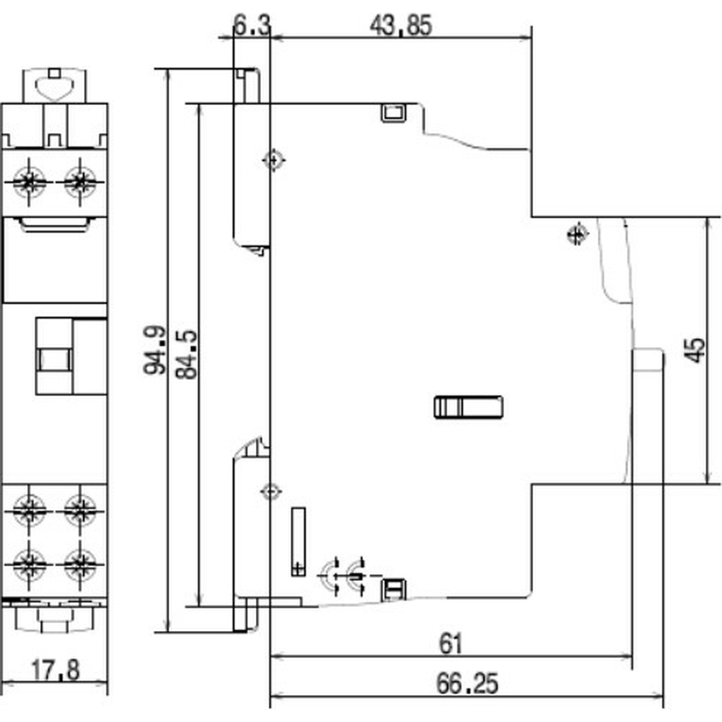 Модульный контактор legrand 412501 25а схема подключения