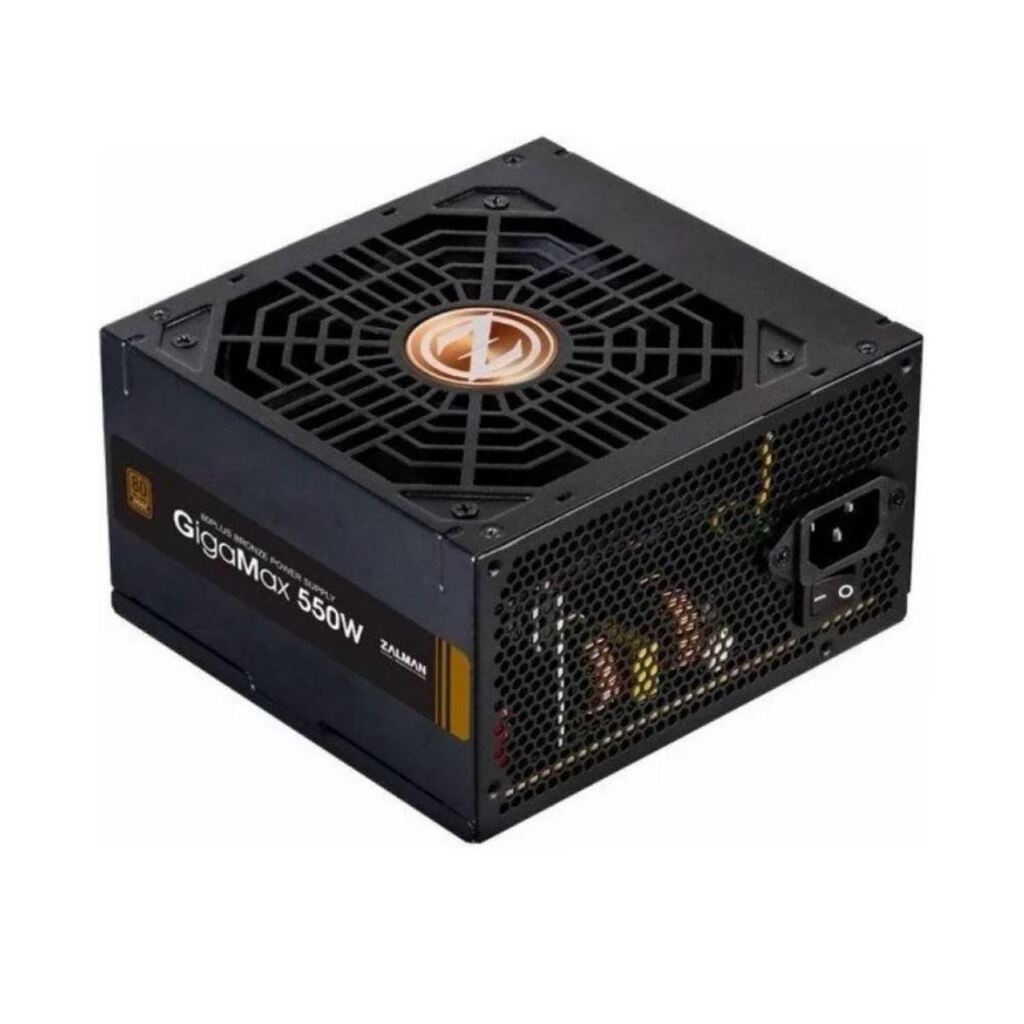 Блок питания 550W Zalman GigaMax ATX12V v2.31, EPS, APFC, 12cm Fan, 80+ Bronze, Retail (ZM550-GVII)