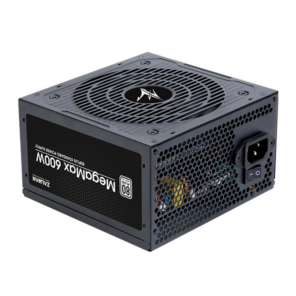 Блок питания 600W Zalman MegaMax ZM600-TXII (ATX, 20+4 pin, 120mm fan, 3xSATA) (ZM600-TXII)