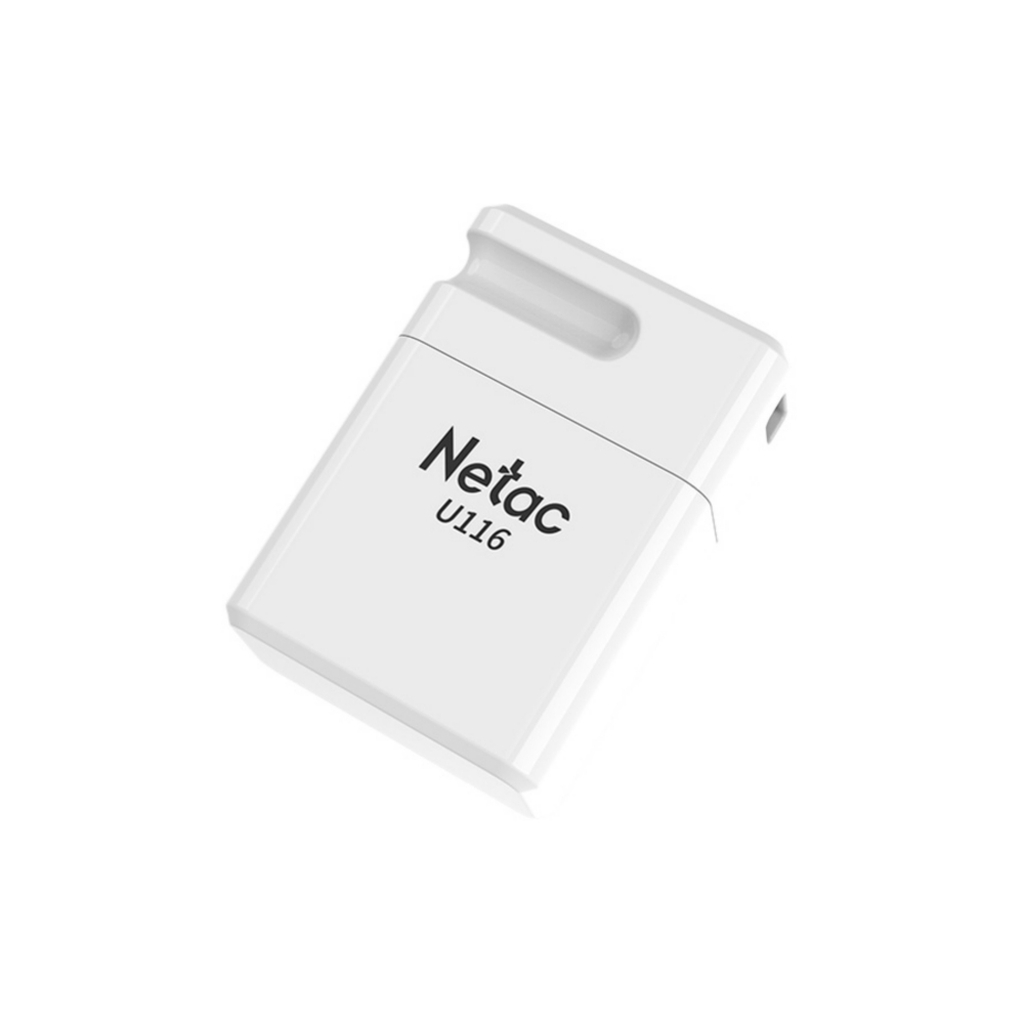 Флеш диск Netac 32Gb U116 USB 2.0, white (NT03U116N-032G-20WH)