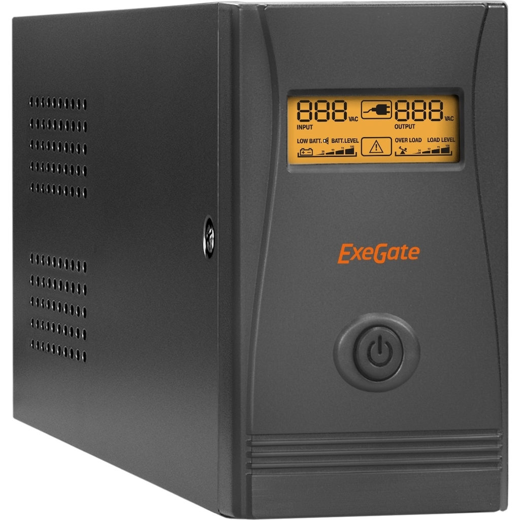 ИБП ExeGate Power Smart ULB-800 LCD AVR C13 RJ USB 800VA/480W LCD AVR 4хIEC-C13 RJ45/11 USB 285562