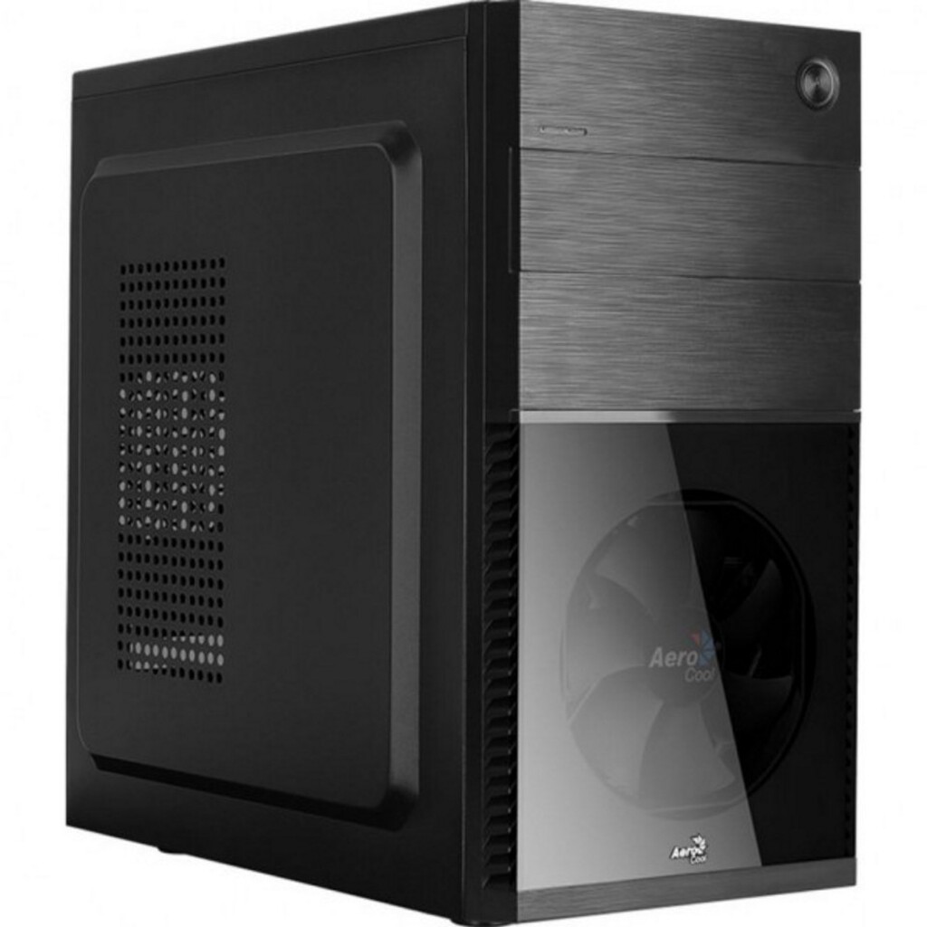 Корпус MiniTower AeroCool CS-105 black (mATX, 1xUSB3.0, 1xUSB2.0 без БП) (4718009152533)