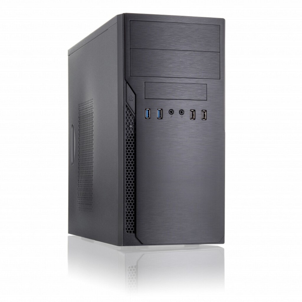 Корпус Minitower Foxline FL-628 black (mATX, 450W, 2xUSB2.0,2xUSB3.0, audio) (FL-628-FZ450R-U32)