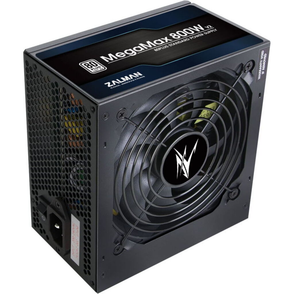 Блок питания 800W Zalman MegaMaxI (ATX v2.31, 20+4 pin, 120mm fan, 8xSATA, 80+) (ZM800-TXII)