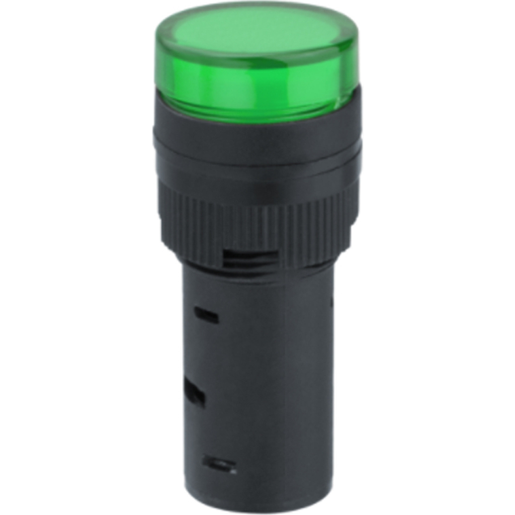 Индикаторная лампа Navigator NBI-I-AD16-230-G зеленая, d16мм, 230В AC/DC 82803