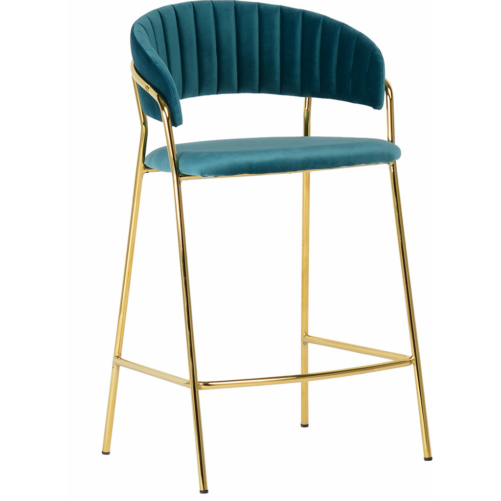Полубарный стул BRADEX Turin бирюзовый FR 0162