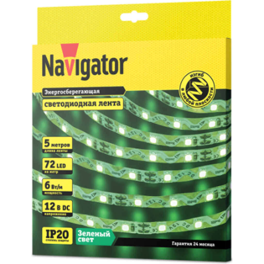 Светодиодная лента Navigator NLS-2835GST72-6-IP20-12V 14474