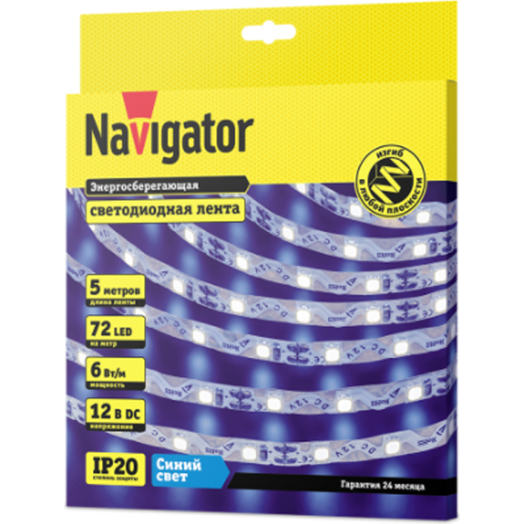 Светодиодная лента Navigator NLS-2835BST72-6-IP20-12V 14473