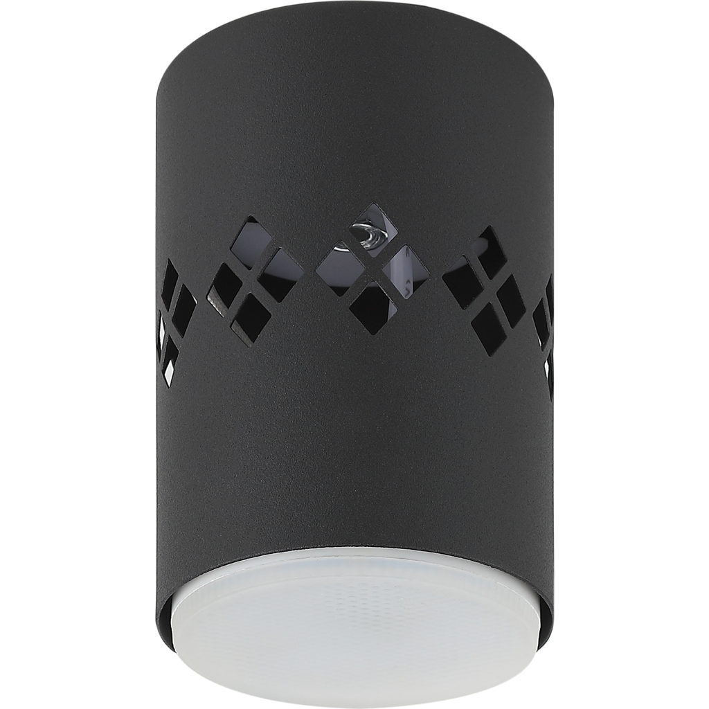 Настенно-потолочный светильник ЭРА спот OL10 LD GX53 BK черный, подсветка 1 W Б0050268 ERA