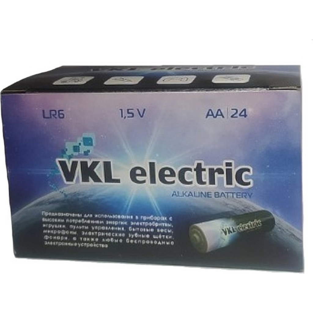 Батарейка VKL electric LR 6 / АА Alkaline BOXх24 1,5В 1194414