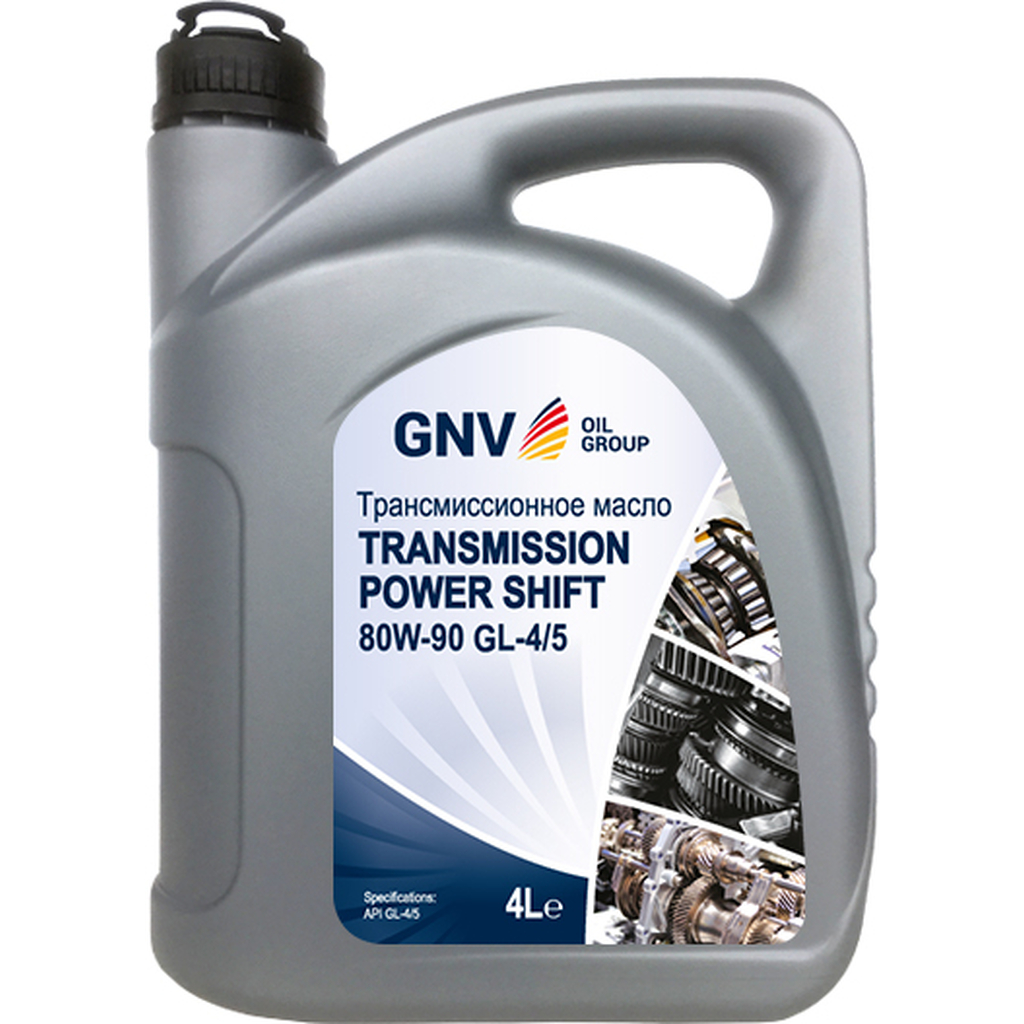 Трансмиссионное масло GNV Transmission Power Shift 80W-90, GL-4/5, 4 л GTP1072010016548090004