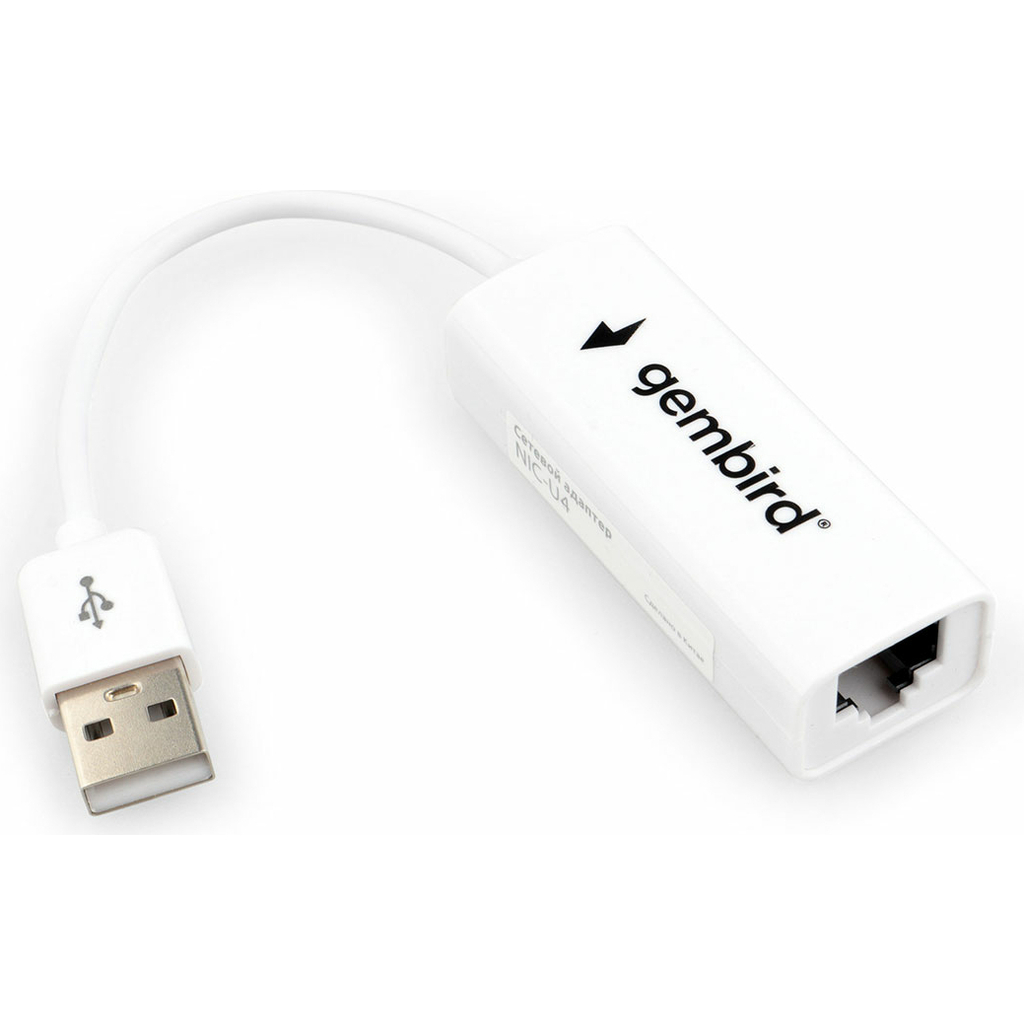 Сетевой адаптер Gembird Ethernet USB 2.0 - Fast Ethernet adapter, NIC-U4