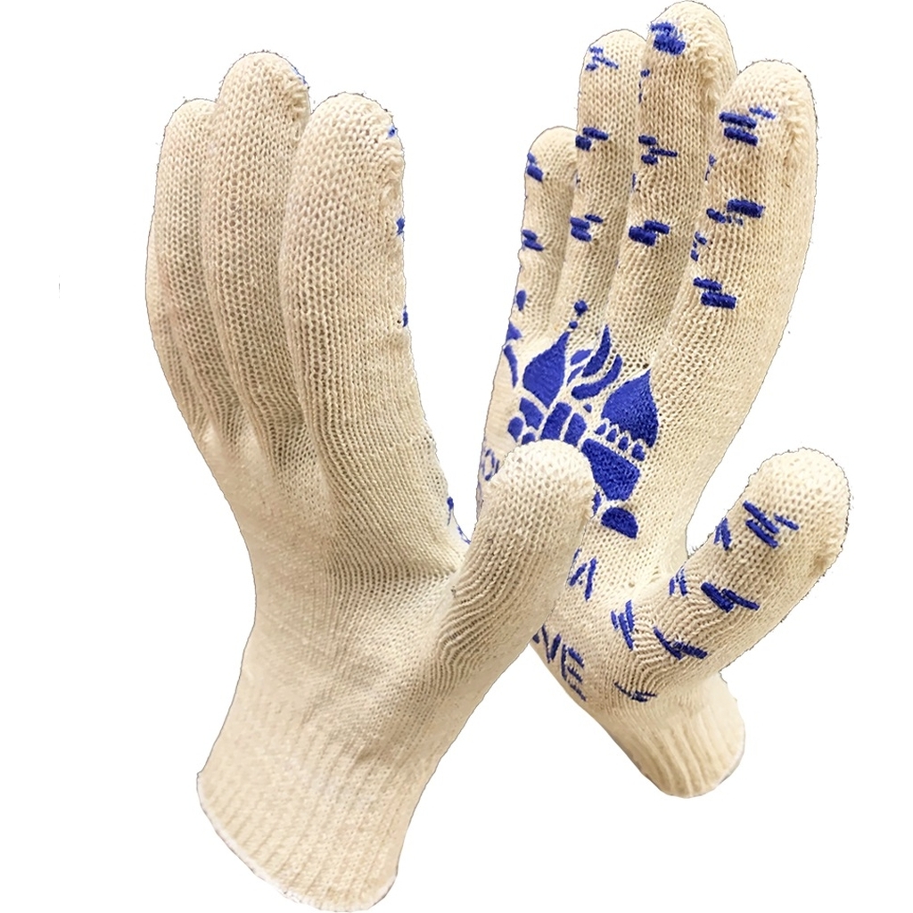 Рабочие перчатки Master-Pro® FROM RUSSIA WITH GLOVE 10 класс вязки, 10 пар 2310-FRWG-10-PVC