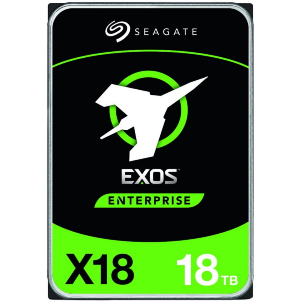 Жесткий диск Seagate SATA-III 16Tb Exos X18 (7200rpm) 256Mb 3.5" (ST16000NM000J)