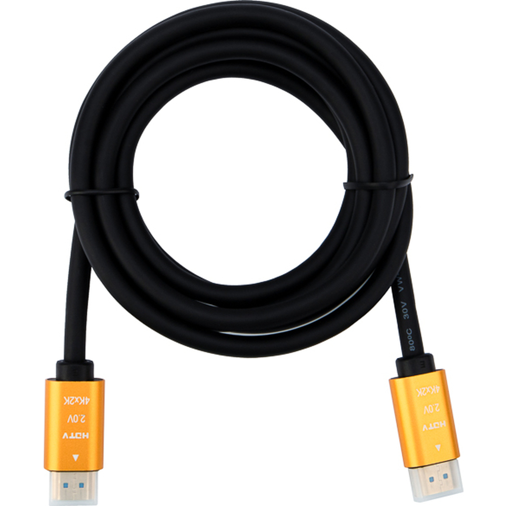 Кабель HDMI 2.0 REXANT Gold, 4К 60Hz, 2 метра 17-6104