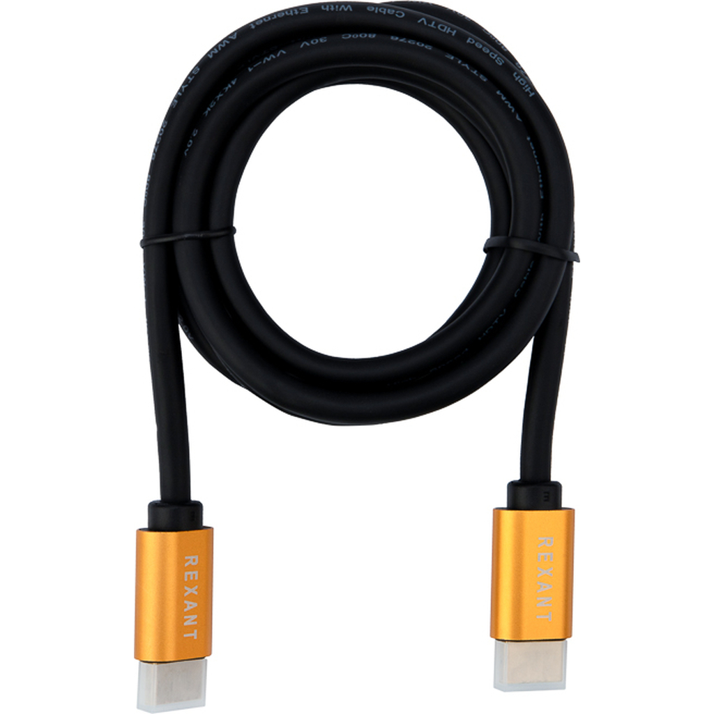 Кабель HDMI 2.0 REXANT Gold, 4К 60Hz, 1,5 метра 17-6103