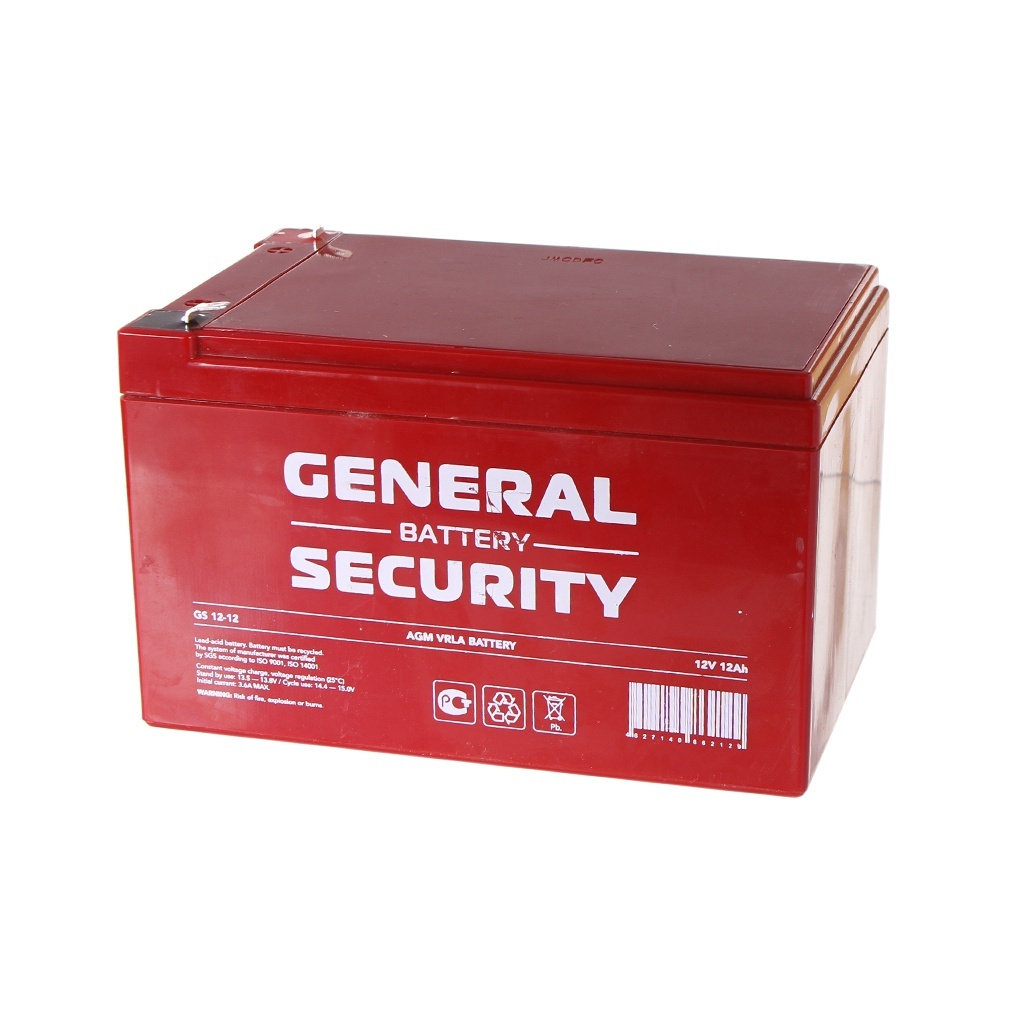 Аккумулятор General Security 12V 12Ah GS12-12