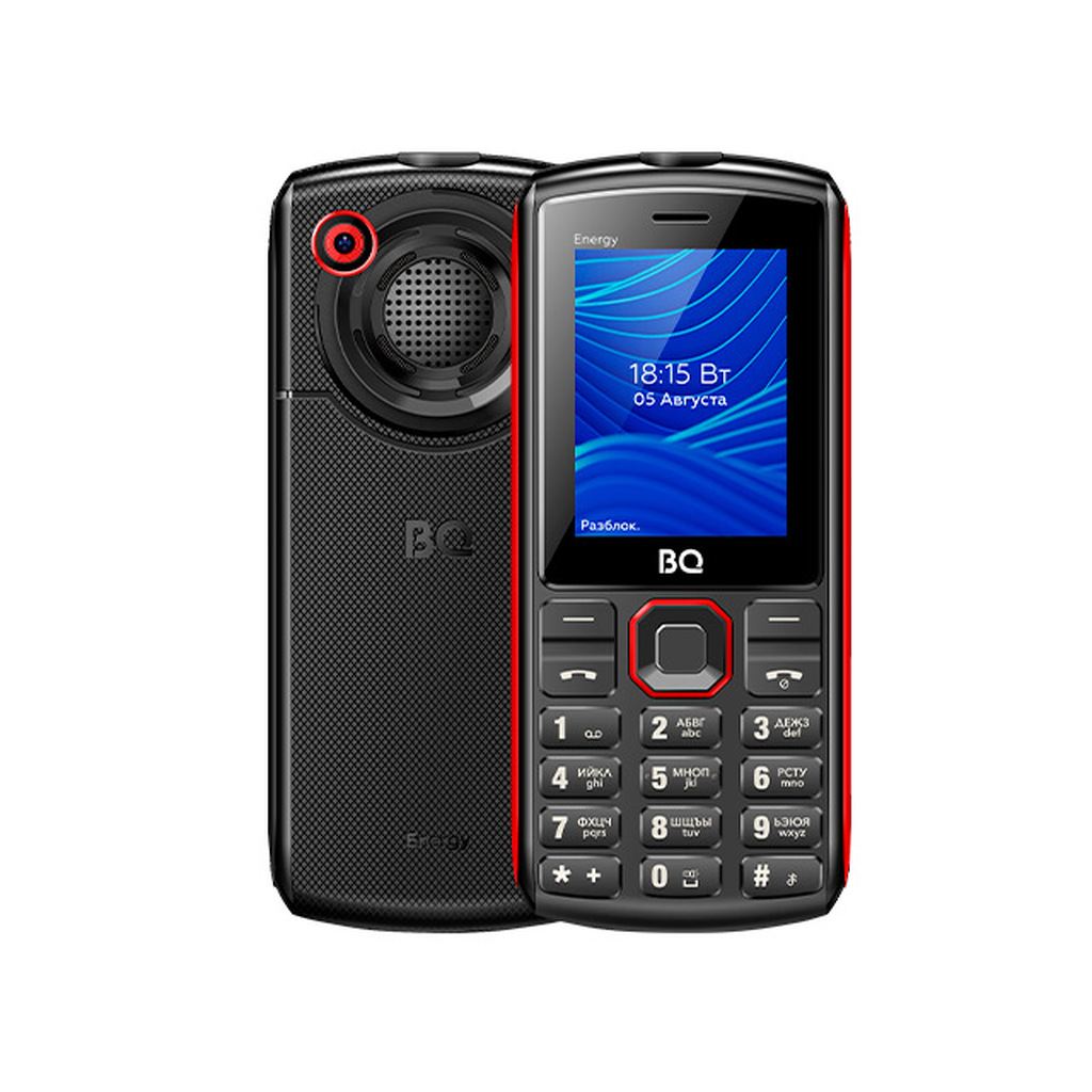 Сотовый телефон BQ 2452 Energy Black Red
