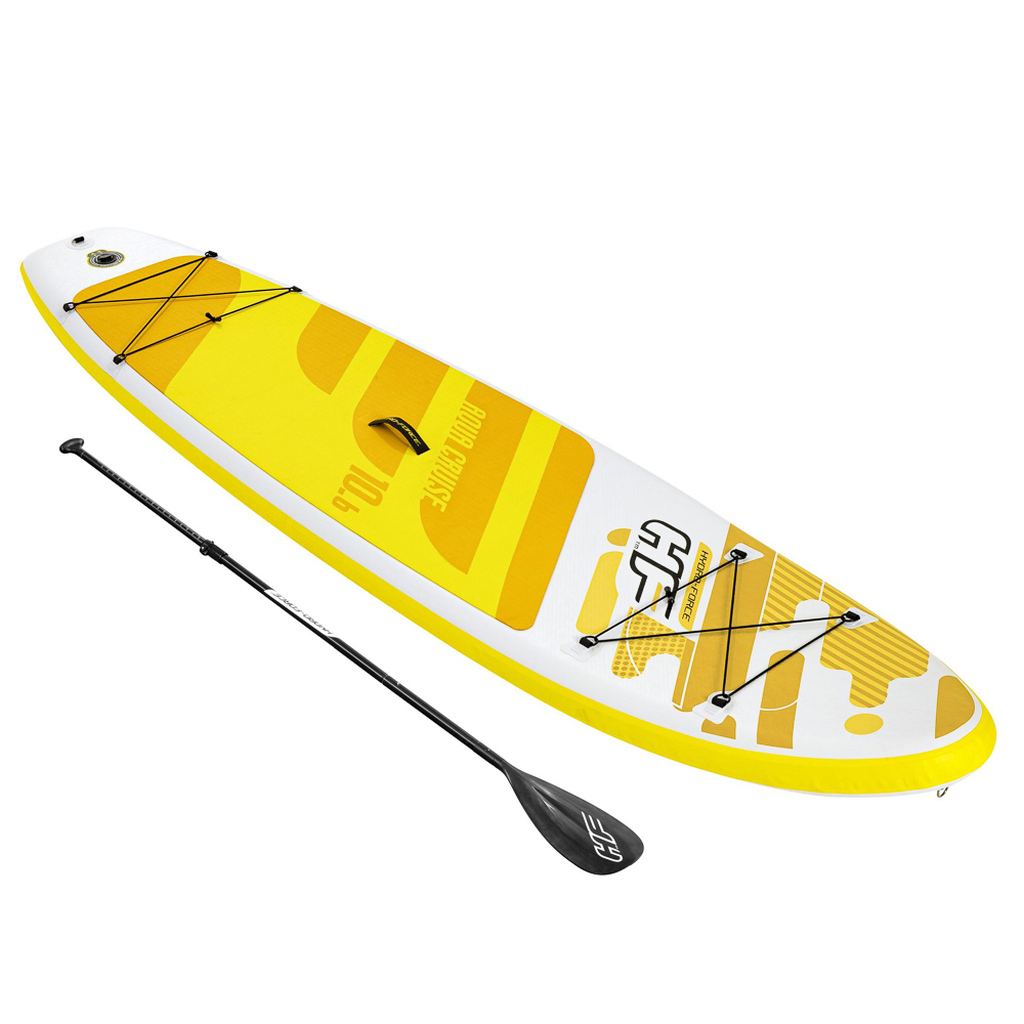 BestWay SUP-доска АКВАКРУЗ (весло, руч. насос, рюкзак, трос, плавник) 3,20м*76см*12см, 65348