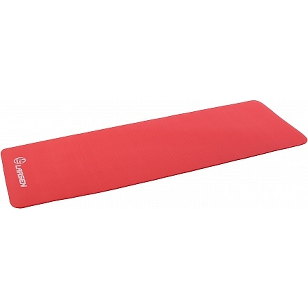 Коврик для фитнеса и йоги Larsen NBR, красный, 183x60x1 см 4690222157178