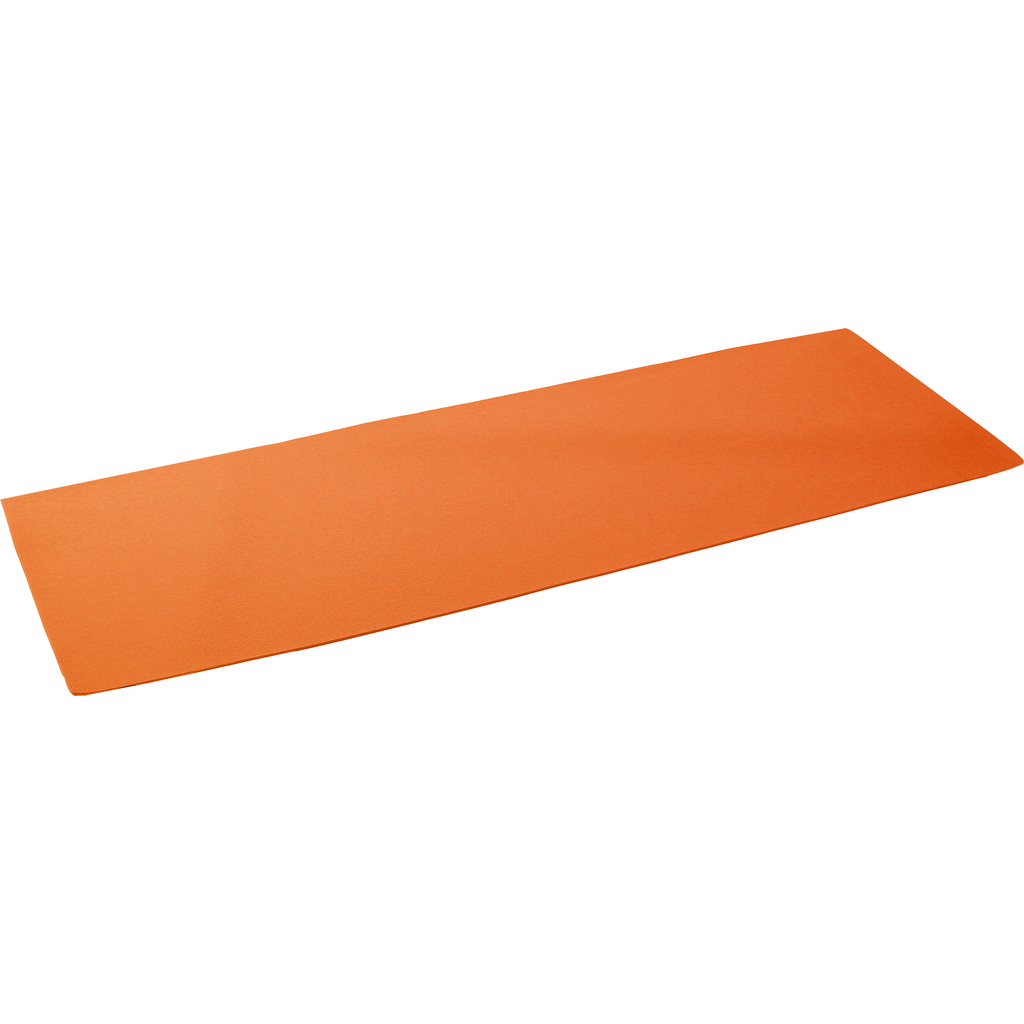 Коврик для фитнеса и йоги Larsen PVC, оранжевый, 173x61x0.4 см 4690222157093