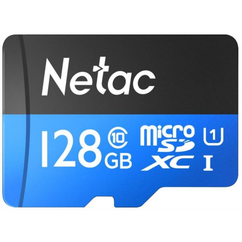 Флеш карта microSDXC 128GB Netac P500 (с SD адаптером) 80MB/s (NT02P500STN-128G-R)