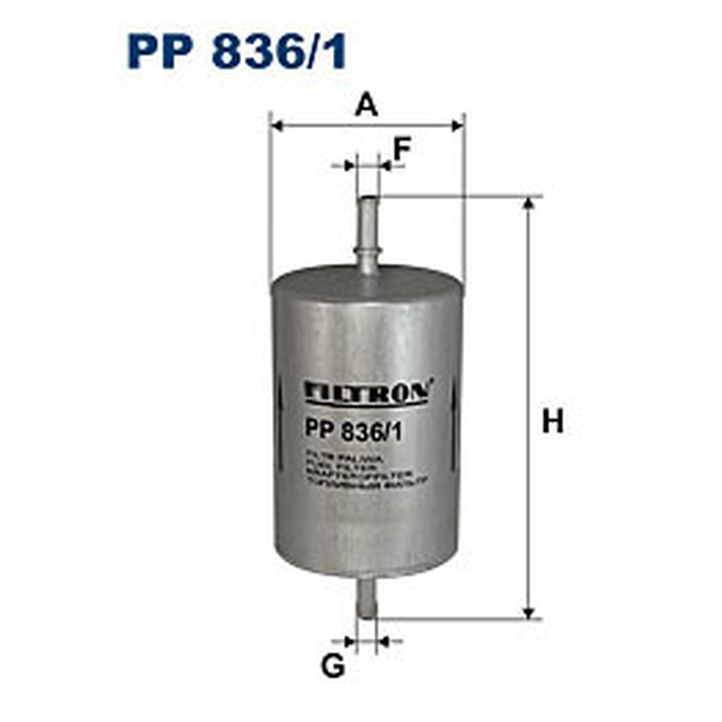 Фильтр топливный Filtron PP836/1 PP 836/1