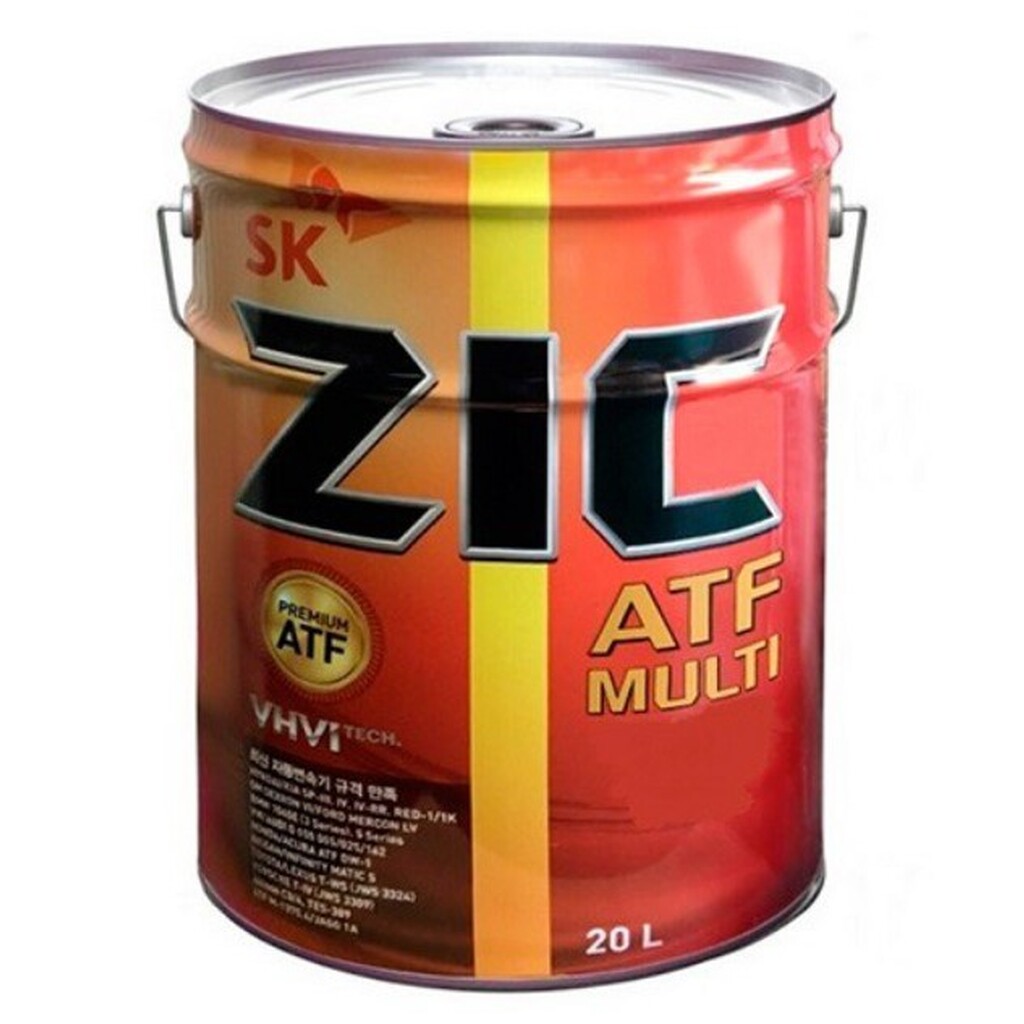 Масло синтетическое трансмиссионное ZIC ATF Multi 20 л SK Lubricants 192628