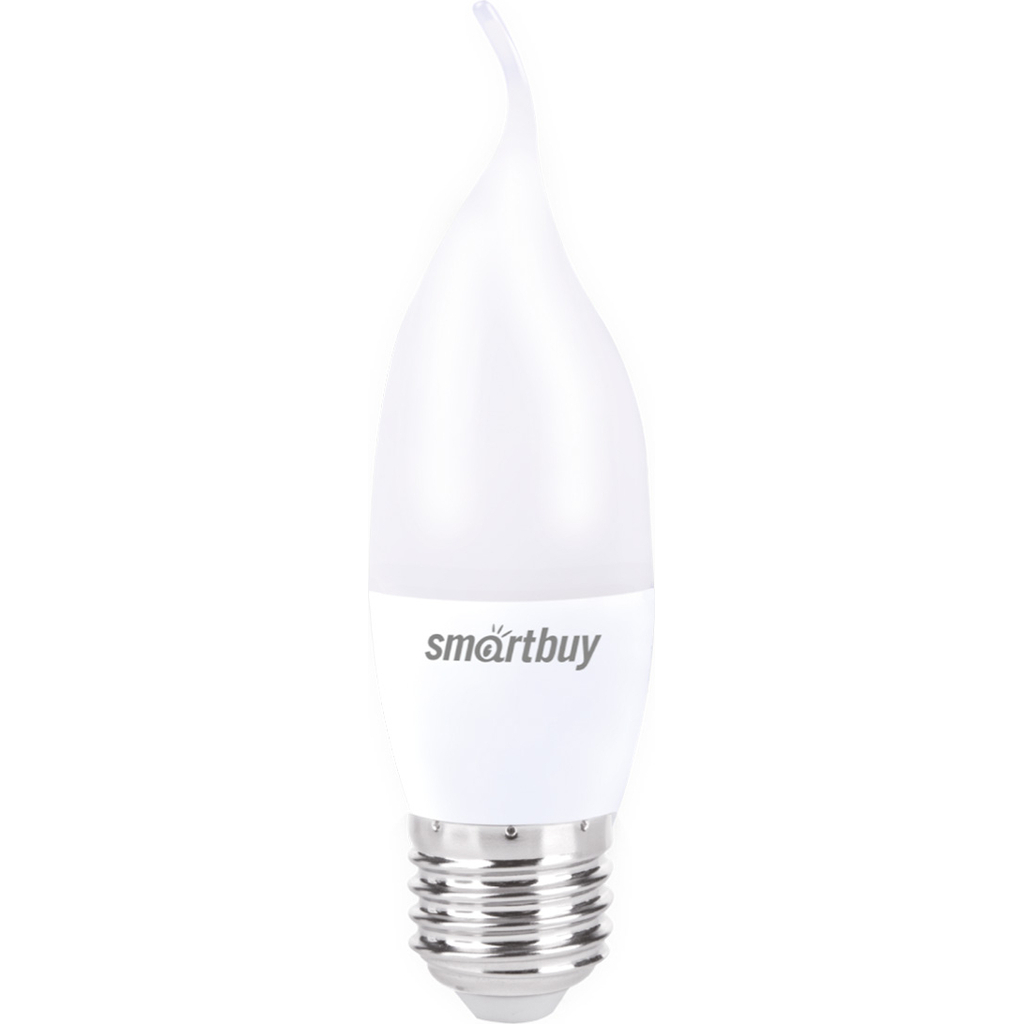 Светодиодная LED лампа Smartbuy Свеча на ветру матовая C37-12W00/E27 SBL-C37Can-12-30K-E27