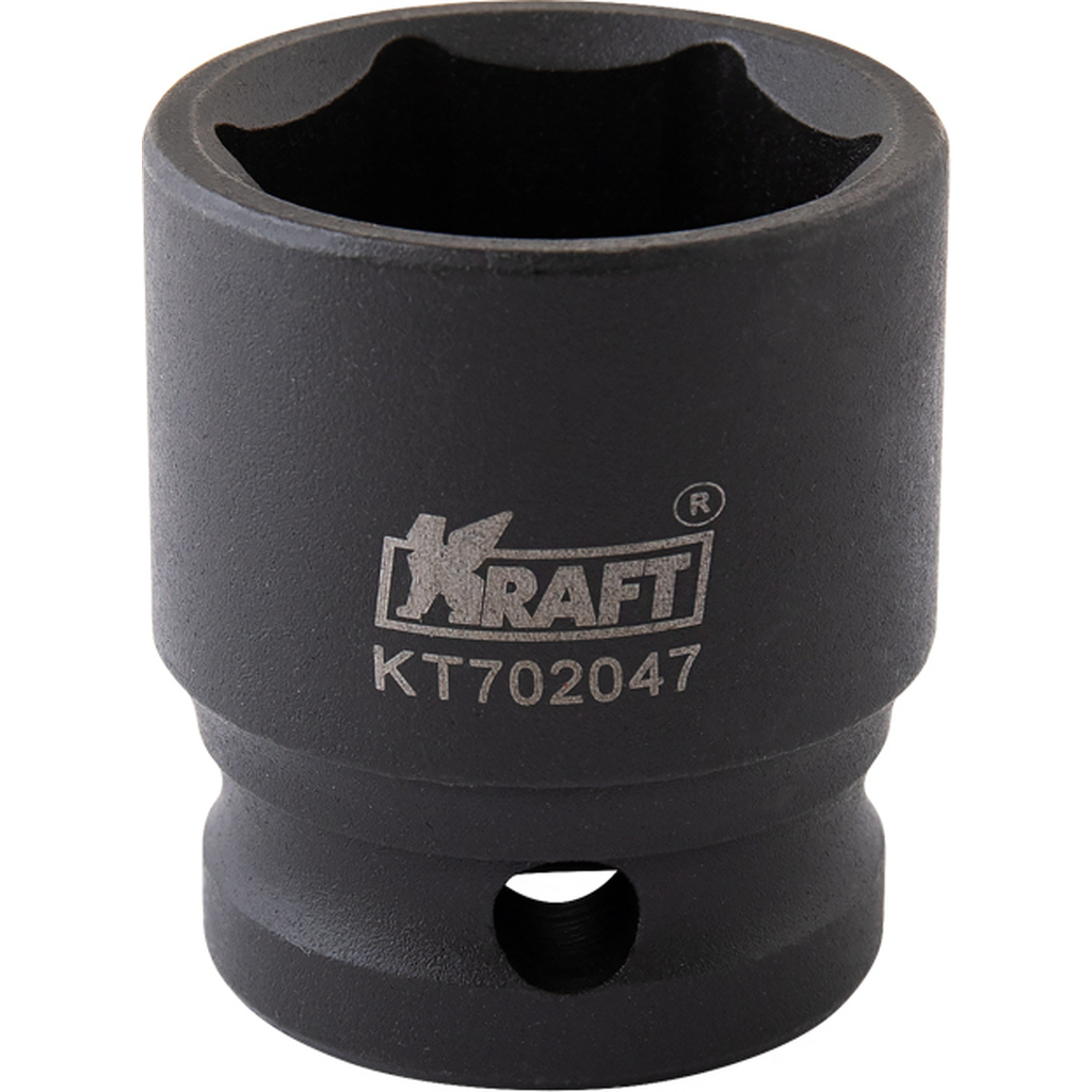 Головка ударная 6-гранная 24 мм, 1/2"DR KRAFT KT 702047