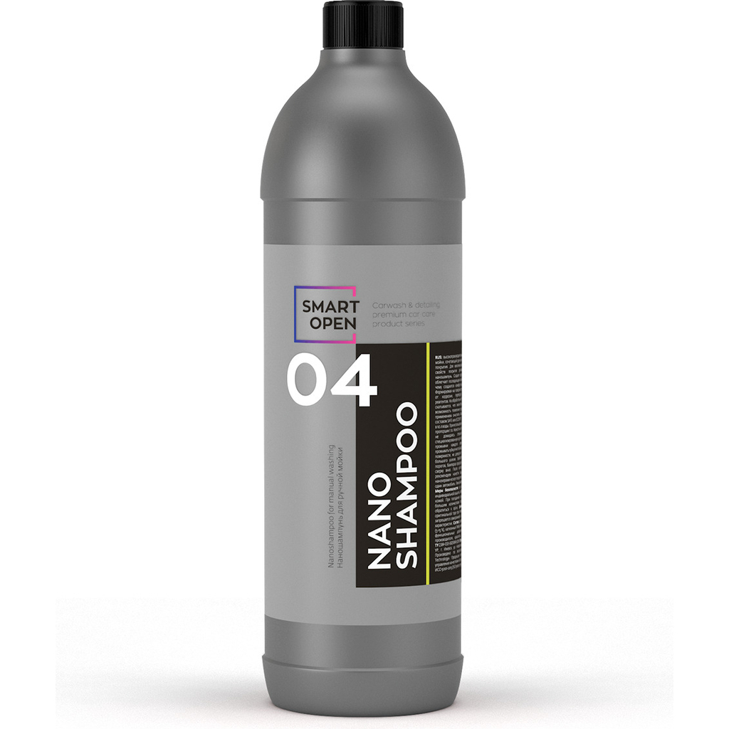 Ручной нано-шампунь для автомобиля Smart Open 04 NANO SHAMPOO 1 л 15041