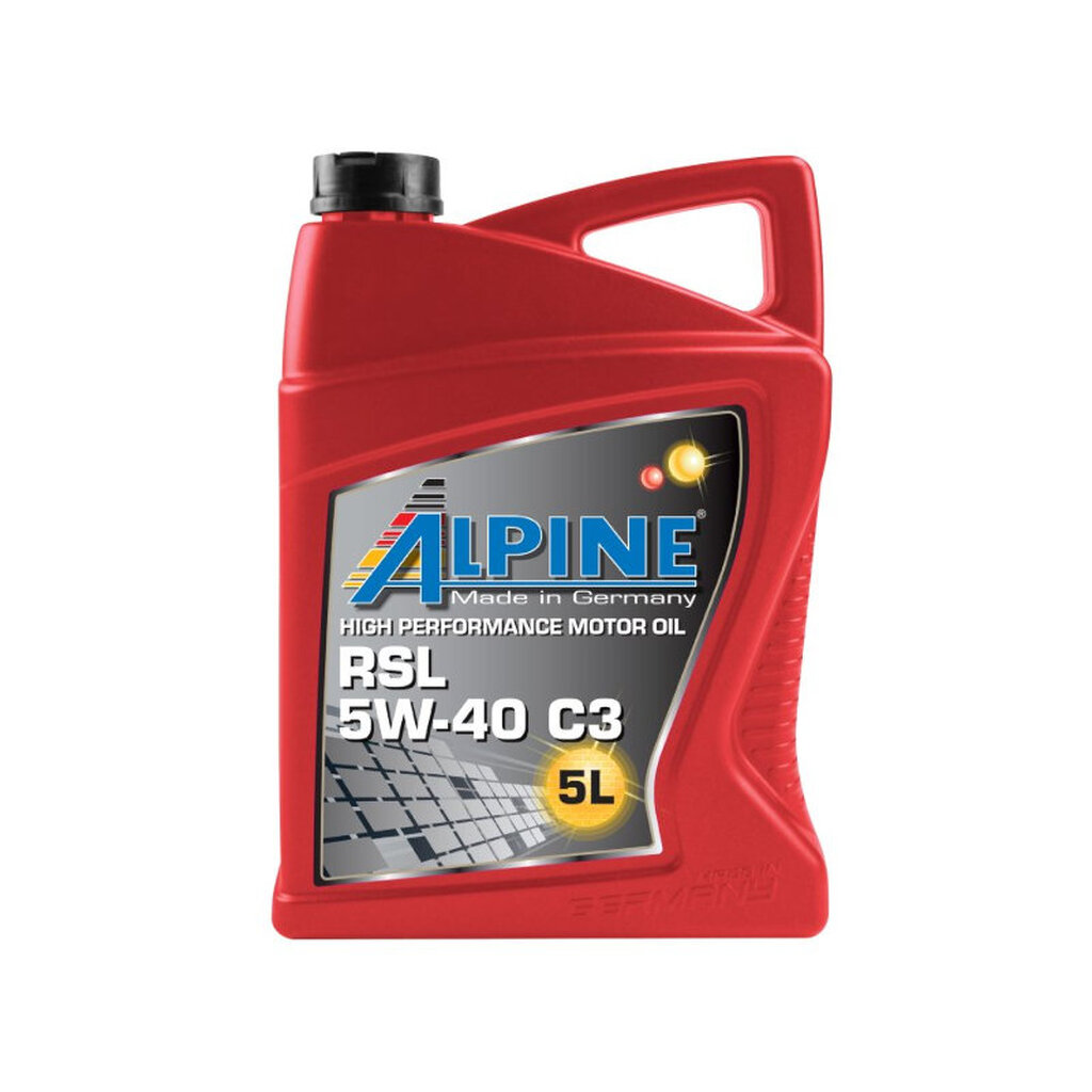 Масло моторное синтетическое Alpine RSL 5W-40 C3 5L 0100172