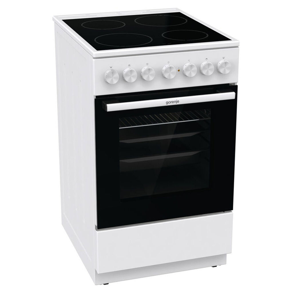 Электрическая плита Gorenje GEC5B41WG,  стеклокерамика,  без крышки,  белый 740529