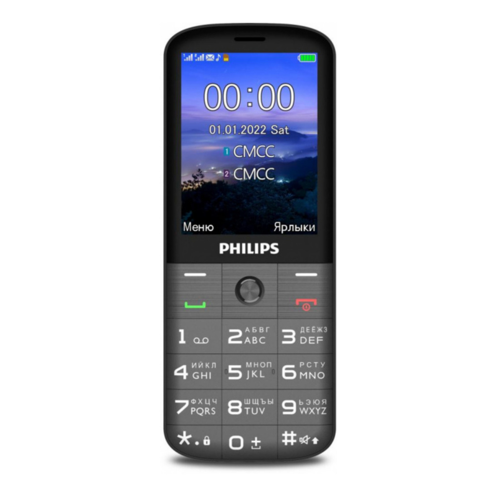 Мобильный телефон Philips Xenium E227 D.Gray (E227 D.Gray) E227 D.Gray_ПУ