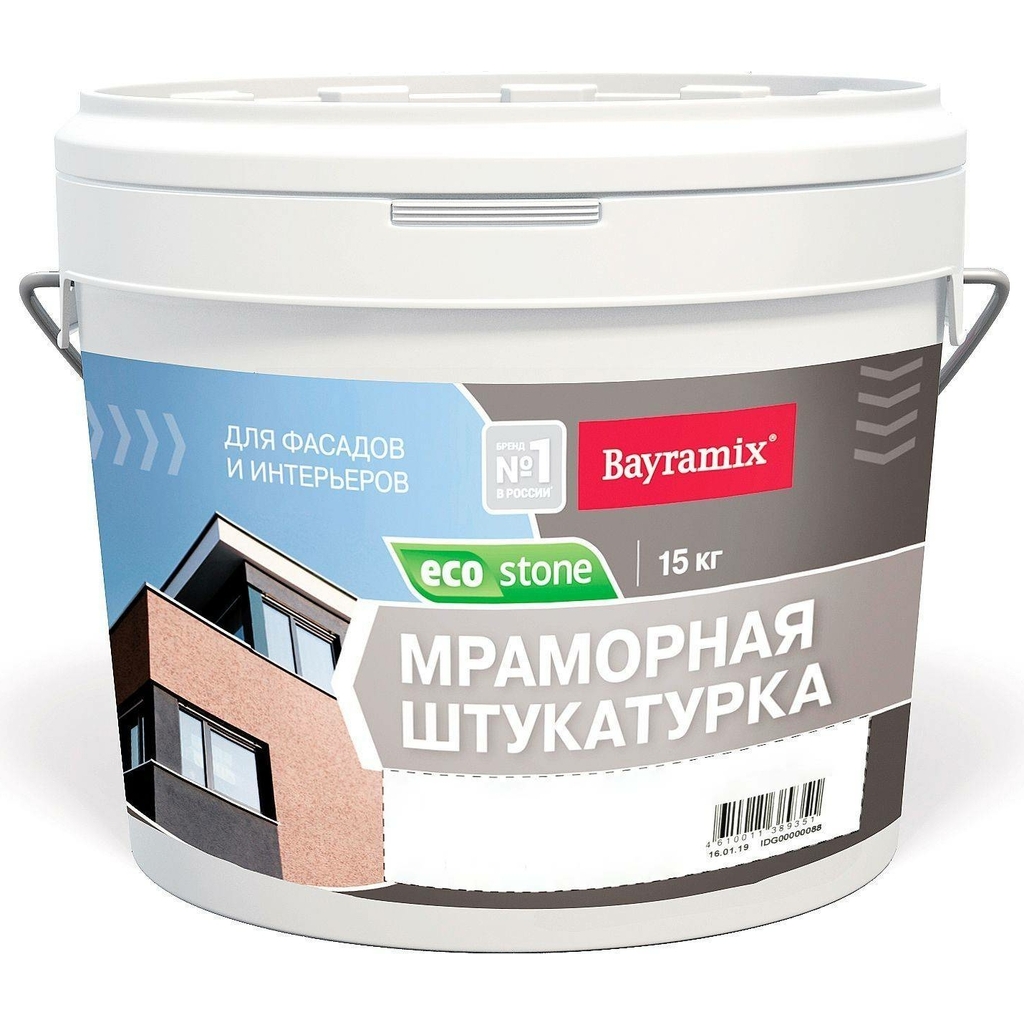 Мраморная штукатурка Bayramix BAY EcoStone 772 15 кг BMES-772-N