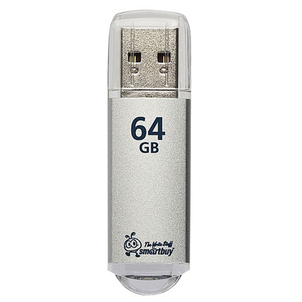 USB флеш SMARTBUY 64GB V-CUT SILVER SB64GBVC-S