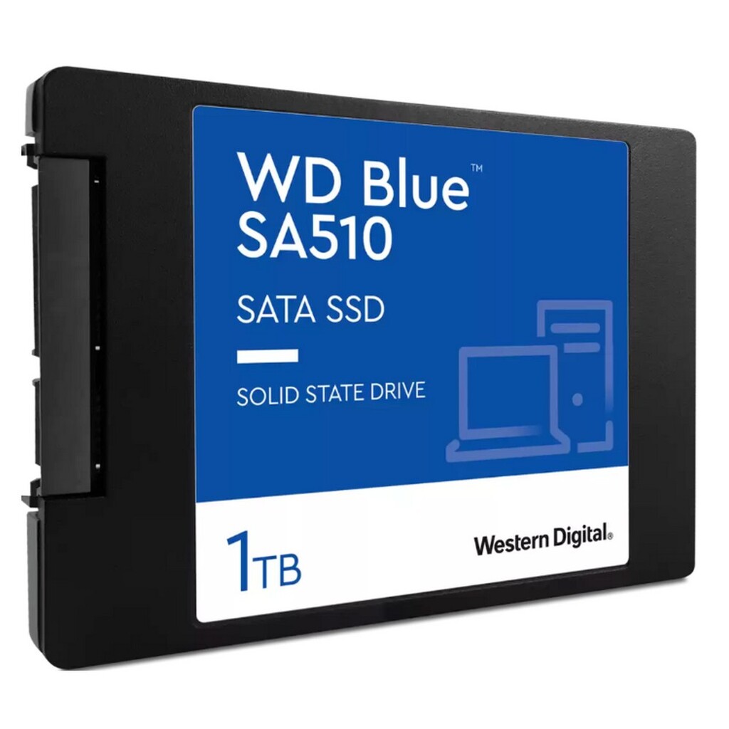 Накопитель SSD WD 1Tb SATA III 2.5" Blue SA510 (WDS100T3B0A) WESTERN DIGITAL