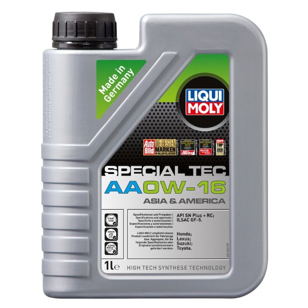 НС-синтетическое моторное масло Special Tec AA (0W-16; SN Plus + RC; GF-5; 1 л) LIQUI MOLY 21326